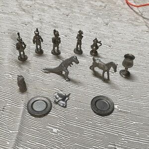 Pewter - random -Miniature Toy Set